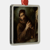 Saint Francis in Prayer (Christelijk geloof) Metalen Ornament (Rechts)