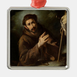 Saint Francis in Prayer (Christelijk geloof) Metalen Ornament