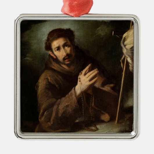 Saint Francis in Prayer (Christelijk geloof) Metalen Ornament (Voorkant)