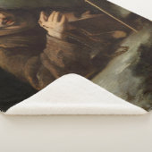 Saint Francis in Prayer (Christelijk geloof) Sherpa Deken (3/4)