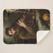 Saint Francis in Prayer (Christelijk geloof) Sherpa Deken (Voorkant (horizontaal))