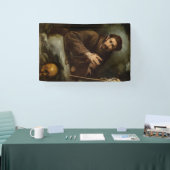 Saint Francis in Prayer (Christelijk geloof) Spandoek (Beurs)