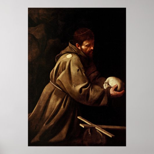 Saint Francis in Prayer Poster (Voorkant)