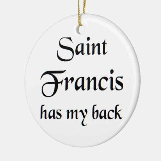 saint francis keramisch ornament (Links)