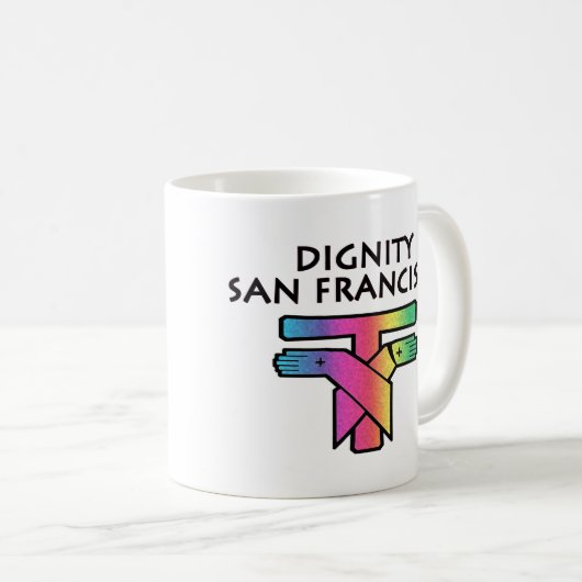 Saint Francis LGBTQ Coffee Mok (Voorkant rechts)