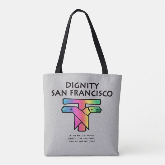 Saint Francis LGBTQ Tote Bag (Achterkant)