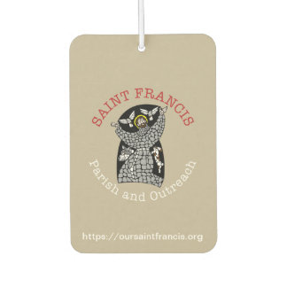 Saint Francis Logo Air Freshener Luchtverfrisser