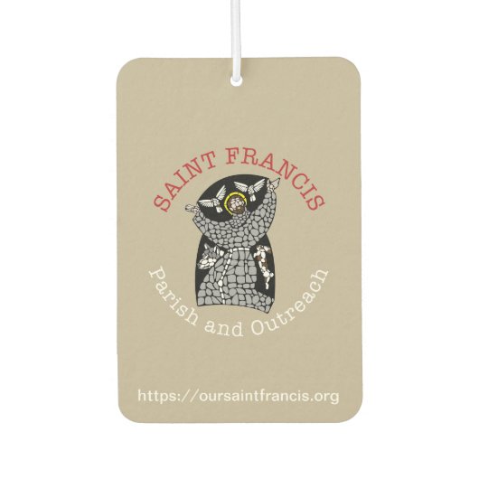 Saint Francis Logo Air Freshener Luchtverfrisser (Voorkant)