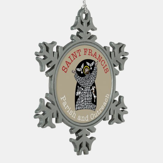 Saint Francis Logo Metal Ornament (Links)