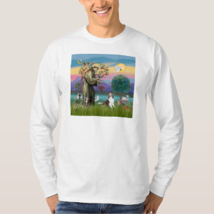 Saint Francis met dieren - aanpasbaar T-shirt