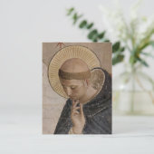 Saint Francis met Head Bowed Briefkaart (Staand voorkant)