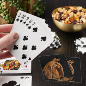Saint Francis op Zijne Knees Pokerkaarten (Insitu)