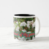 Saint Francis Prayer koffiebeker Tweekleurige Koffiemok (Voorkant rechts)