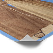 Saint Francis preaching to the birds CC1165 Poster (Hoek)