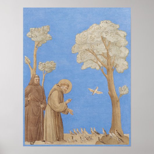 Saint Francis preaching to the birds CC1165 Poster (Voorkant)