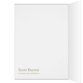 Saint Francis predikt de vogelkaart CC1166 (Binnen (Links))