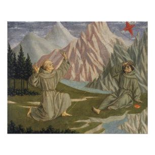 Saint Francis Receiving the Stigmata, c. 1445-50 Poster