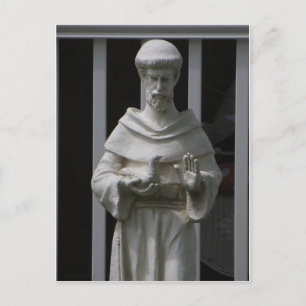 Saint Francis Statue Briefkaart