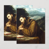 Saint Francis van Assisi (Voorkant / Achterkant)