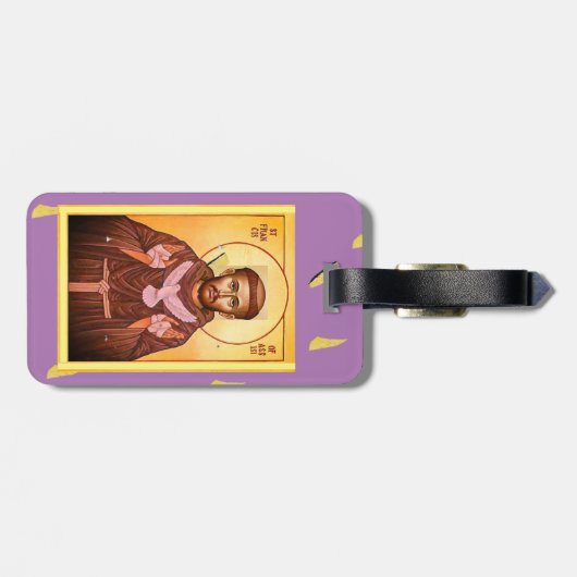 Saint Francis van Assisi Bagagelabel (Achterkant horizontaal)