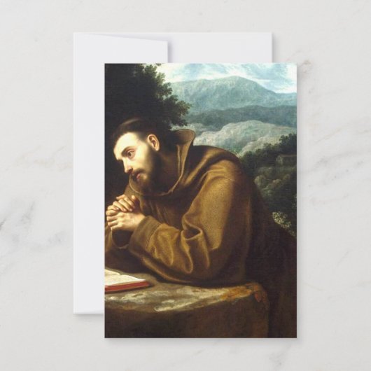 Saint Francis van Assisi Bedankkaart