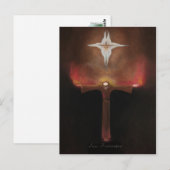 Saint Francis van Assisi Briefkaart (Voorkant / Achterkant)