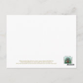 Saint Francis van Assisi Briefkaart (Achterkant)