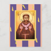 Saint Francis van Assisi Briefkaart (Voorkant)