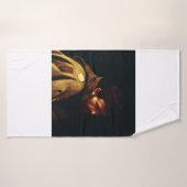 Saint Francis van Assisi door Caravaggio Badhanddoek (Badhanddoek)