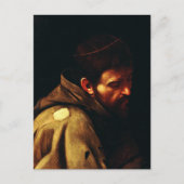 Saint Francis van Assisi door Caravaggio Briefkaart (Voorkant)
