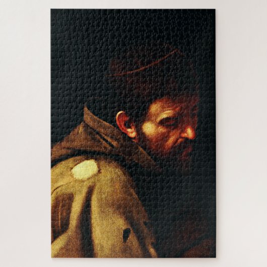 Saint Francis van Assisi door Caravaggio Legpuzzel (Verticaal)