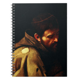 Saint Francis van Assisi door Caravaggio Notitieboek