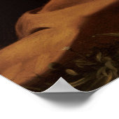 Saint Francis van Assisi door Caravaggio Poster (Hoek)