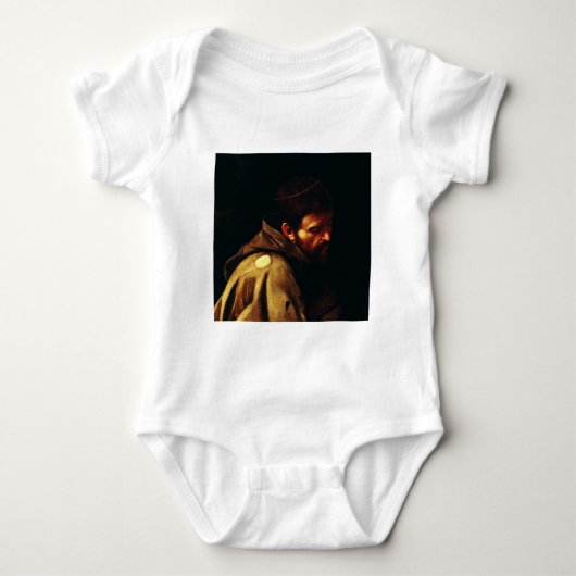 Saint Francis van Assisi door Caravaggio Romper (Voorkant)