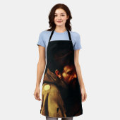 Saint Francis van Assisi door Caravaggio Schort (Gedragen)