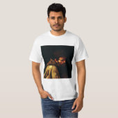 Saint Francis van Assisi door Caravaggio T-shirt (Voorkant volledig)