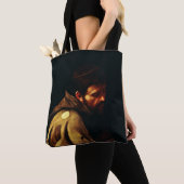 Saint Francis van Assisi door Caravaggio Tote Bag (Dichtbij)