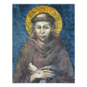 Saint Francis van Assisi Foto Afdruk (Voorkant)