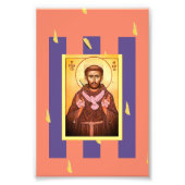 Saint Francis van Assisi Foto Afdruk (Voorkant)