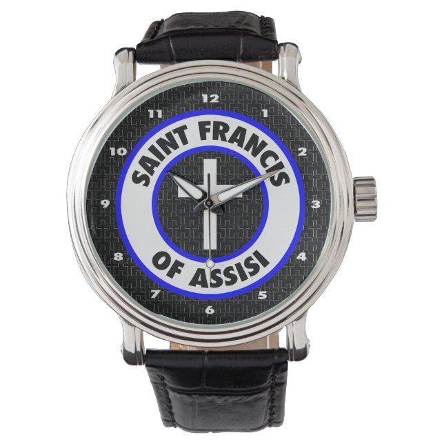 Saint Francis van Assisi Horloge (Voorkant)