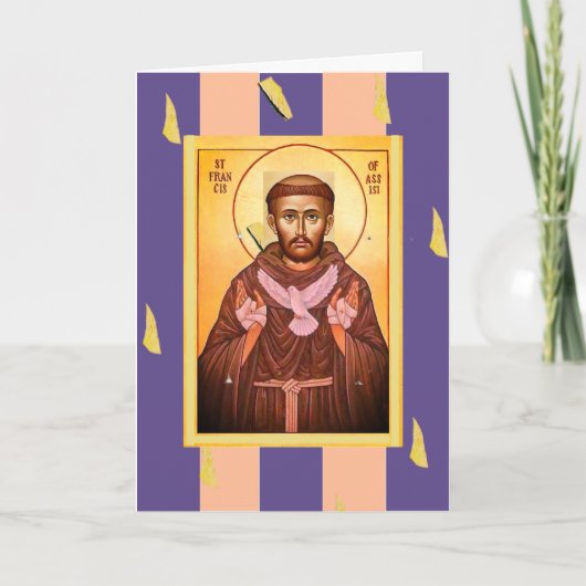 Saint Francis van Assisi Kaart (Voorkant)
