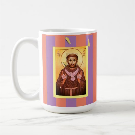 Saint Francis van Assisi Koffiemok (Links)