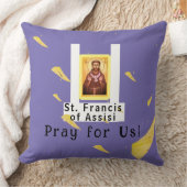 Saint Francis van Assisi Kussen (Deken)