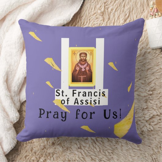 Saint Francis van Assisi Kussen (Deken)