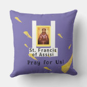 Saint Francis van Assisi Kussen (Achterkant)