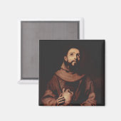 Saint Francis van Assisi Magneet (Voorkant / Achterkant)