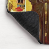 Saint Francis van Assisi Medieval Fine Art Icon Muismat (Hoek)