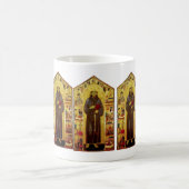 Saint Francis van Assisi Medieval Iconography Koffiemok (Center)