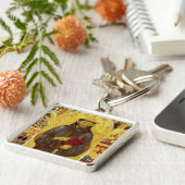 Saint Francis van Assisi Medieval Iconography Sleutelhanger (Zijkant)