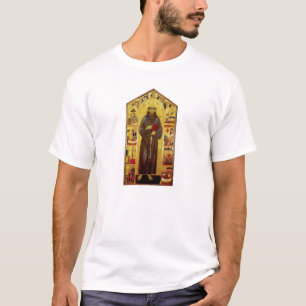 Saint Francis van Assisi Medieval Iconography T-shirt